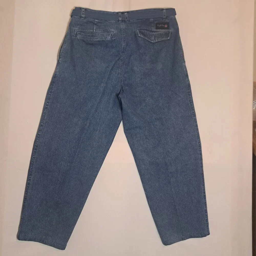 Vintage Bugle Boy‎ Men's Size 36x30 Loose Fit Blue Denim Jeans